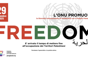 Senza diritto non c’è pace. Un appello per la Giornata di Solidarietà con il Popolo Palestinese